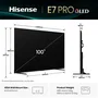 Hisense 100E7Q PRO Smart TV QLED 100 pulgadas 4K Ultra HD Negro