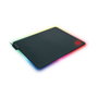 Thermaltake Level 20 RGB Alfombrilla de Ratón para Juegos, Negro, GMP-LVT-RGBHMS-01, 370 x 290 x 4 mm, Base Antiderrapante, Iluminación LED RGB, USB