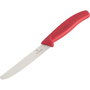 Victorinox Swiss Classic Cuchillo de mesa rojo con hoja de 11 cm de acero inoxidable de sierra alta/serrado de 11 cm de hoja de acero inoxidable con mango rojo de polipropileno