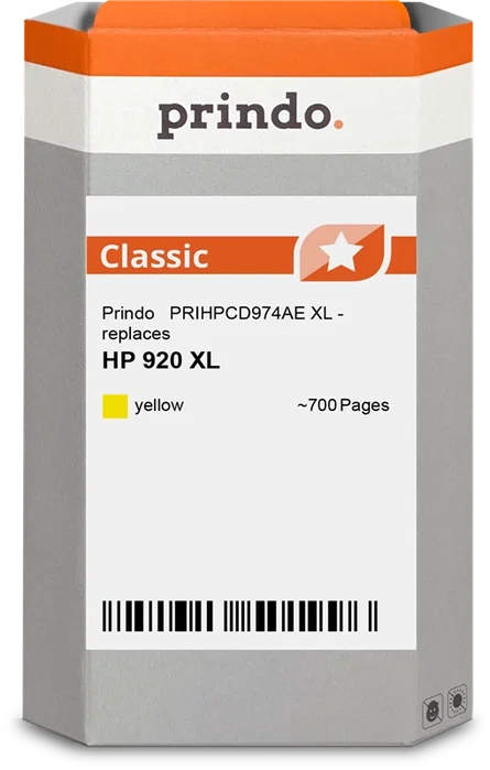 Prindo Cartucho de tinta amarillo Classic XL Prindo Cartucho de tinta amarillo Classic XL