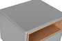 DKD Home Decor Mesita de Noche Urban Gris Natural 40 x 55 x 48 cm MDF PU