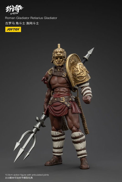 Strife Figura 1/18 Roman Gladiator Retiarius Gladiator 11 cm Strife Figura 1/18 Roman Gladiator Retiarius Gladiator 11 cm