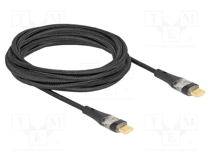 DeLOCK Cable USB Type-C a USB Type-C PD 3.0 100 W 3 m Negro DeLOCK Cable USB Type-C a USB Type-C PD 3.0 100 W 3 m Negro