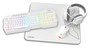 Krom Kenta Pack Gaming 4 en 1 RGB Blanco