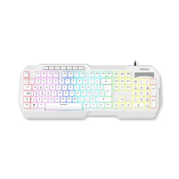 Krom Kenta Pack Gaming 4 en 1 RGB Blanco