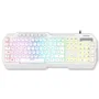 KROM Kenta Pack Gaming - Teclado RGB, Ratón, Alfombrilla y Auriculares - Color Blanco