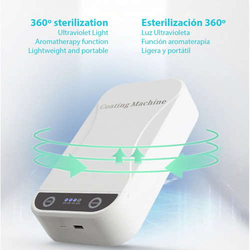 DAM DMAC0036 Caja Esterilizadora Portátil con Luz Ultravioleta y Aromaterapia DAM DMAC0036 Caja Esterilizadora Portátil con Luz Ultravioleta y Aromaterapia
