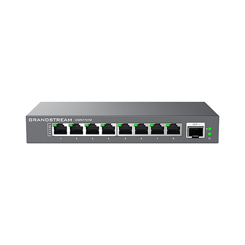 Grandstream GWN7701M Switch de 8 puertos 2,5 Gbit PoE con SFP+