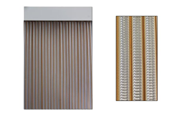 Cinta Duero Cortina de Puerta Nº 2 Miel Transparente 90x210 cm Cinta Duero Cortina de Puerta Nº 2 Miel Transparente 90x210 cm