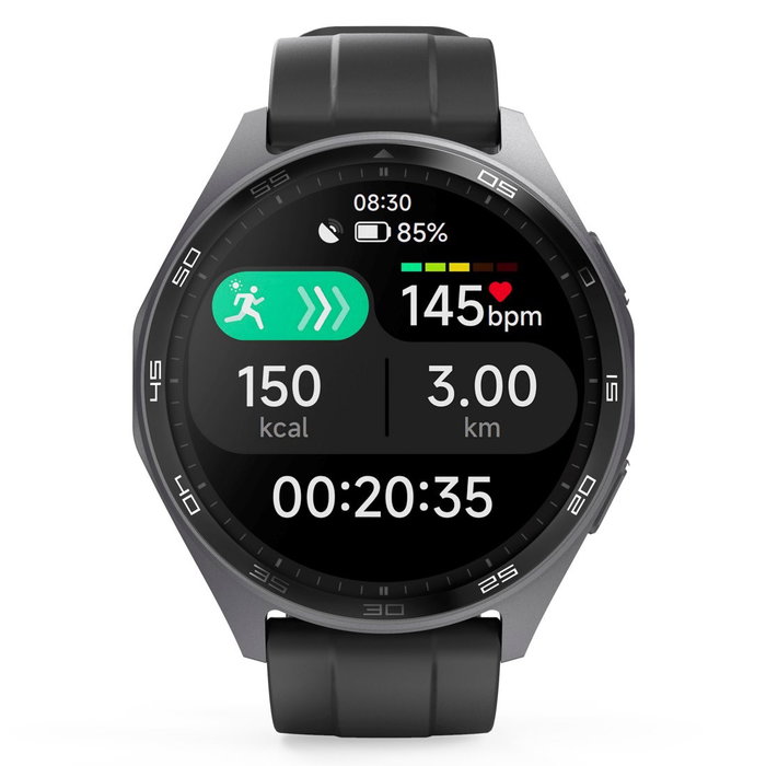 Hama Smartwatch 7010 Negro - Pantalla Amoled, GPS, Pulsómetro, SpO2