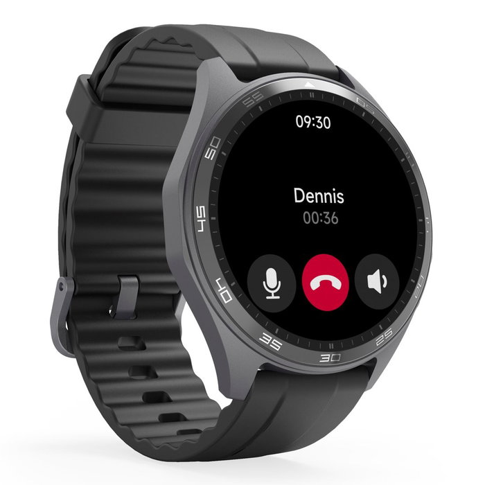 Hama Smartwatch 7010 Negro - Pantalla Amoled, GPS, Pulsómetro, SpO2