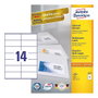AVERY Zweckform Etiquetas 3477 blanco 105,0 x 41,0 mm