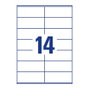AVERY Zweckform Etiquetas 3477 blanco 105,0 x 41,0 mm