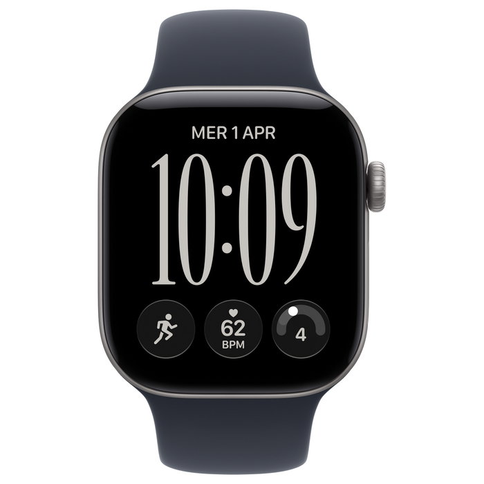 Apple Watch Series 12 42mm Space Grey Aluminium Cellular con Sport Band Azul Marino S/M Apple Watch Series 12 42mm Space Grey Aluminium Cellular con Sport Band Azul Marino S/M