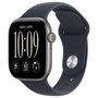 Apple Watch Series 12 42mm Space Grey Aluminium Cellular con Sport Band Azul Marino S/M