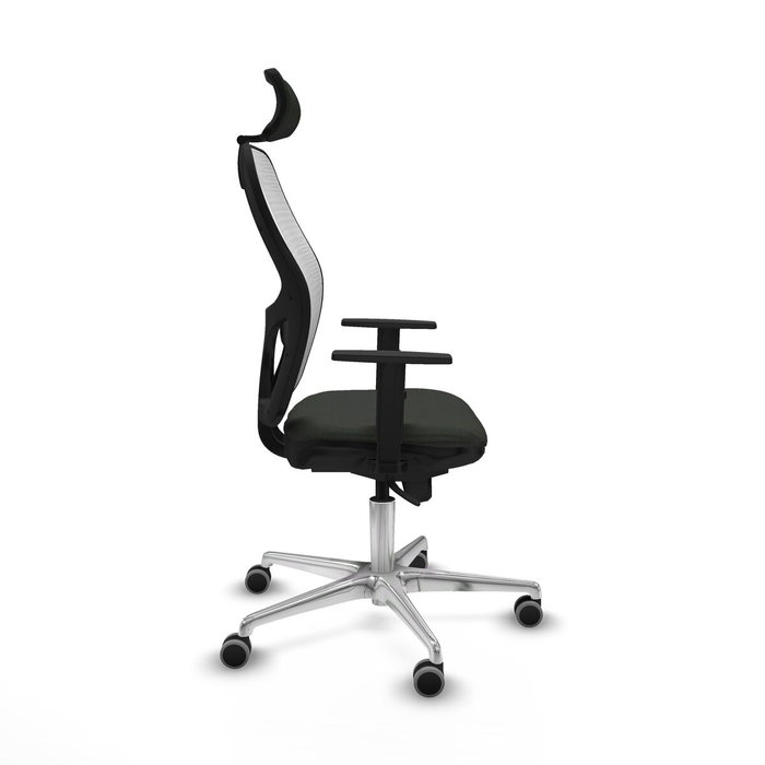 PIQUERAS Y CRESPO Silla de oficina Jorquera con mecanismo Sincro, Blanco y Negro PIQUERAS Y CRESPO Silla de oficina Jorquera con mecanismo Sincro, Blanco y Negro