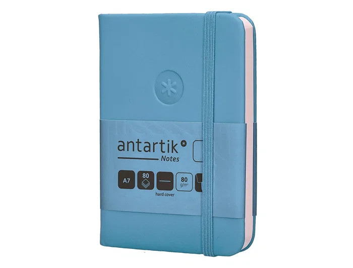 Antartik Cuaderno A7 Tapa Dura Hojas Lisas Azul Claro 80 Hojas 80gr Fsc