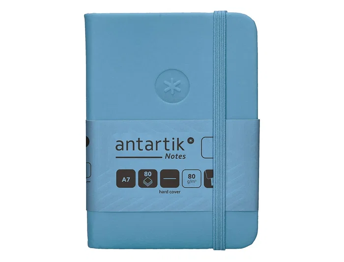 Antartik Cuaderno A7 Tapa Dura Hojas Lisas Azul Claro 80 Hojas 80gr Fsc