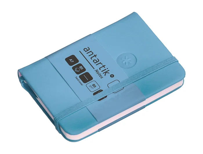 Antartik Cuaderno A7 Tapa Dura Hojas Lisas Azul Claro 80 Hojas 80gr Fsc