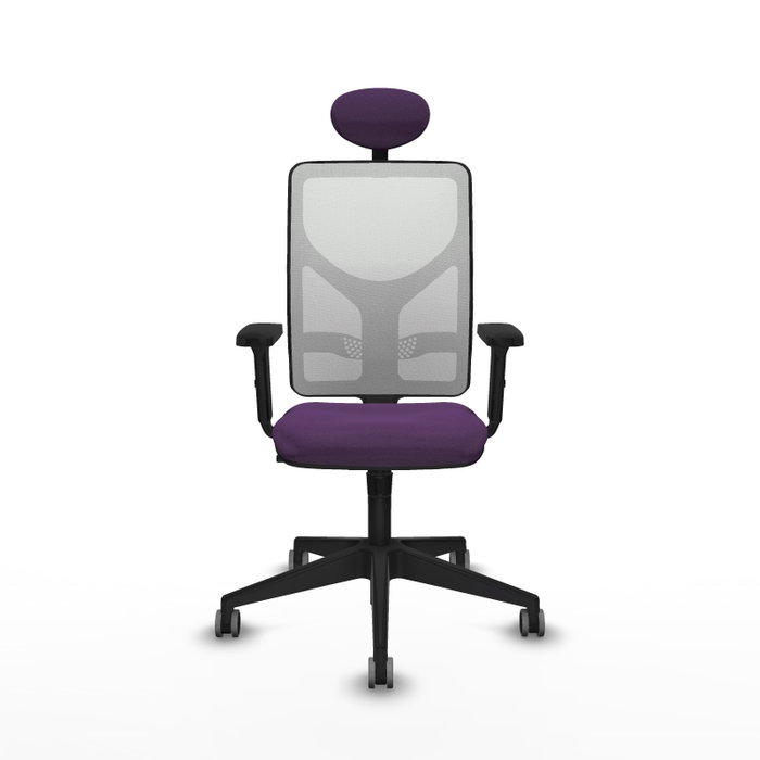 PIQUERAS Y CRESPO Silla de oficina Motilla con mecanismo Sincro, Morada y Blanca PIQUERAS Y CRESPO Silla de oficina Motilla con mecanismo Sincro, Morada y Blanca