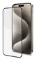 Celly FULLGLASS1081BK Protector de Pantalla Vidrio Templado 9H FULLGLASS para Apple iPhone 16 Pro Max - Negro, Transparente, 1 Pieza, Resistente a Golpes y Rayones, Anti-Huellas