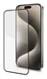 Celly FULLGLASS1081BK Protector de Pantalla Vidrio Templado 9H FULLGLASS para Apple iPhone 16 Pro Max - Negro, Transparente, 1 Pieza, Resistente a Golpes y Rayones, Anti-Huellas