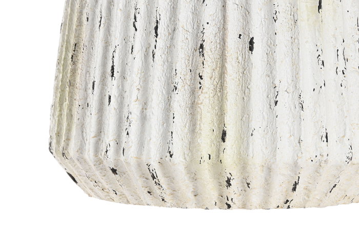 DKD Home Decor Jarrón Magnesia Blanco 28,5x28,5x32,5 cm