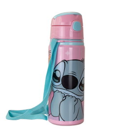 Kids Licensing Botella Stitch con Asa 600 ml - Disney Cantimplora Infantil +3 años
