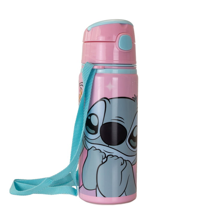 Kids Licensing Botella Stitch con Asa 600 ml - Disney Cantimplora Infantil +3 años Kids Licensing Botella Stitch con Asa 600 ml - Disney Cantimplora Infantil +3 años