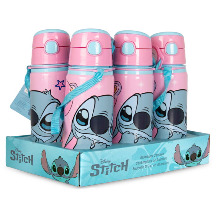 Kids Licensing Botella Stitch con Asa 600 ml - Disney Cantimplora Infantil +3 años Kids Licensing Botella Stitch con Asa 600 ml - Disney Cantimplora Infantil +3 años