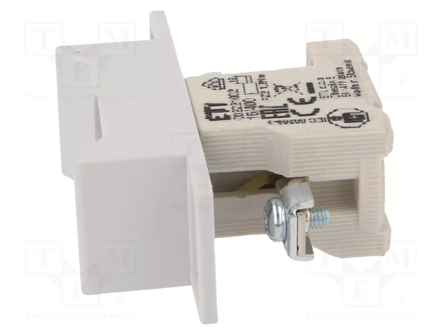 ETI POLAM Base de fusible D01 para raíl DIN 16A 400VAC 1 polo