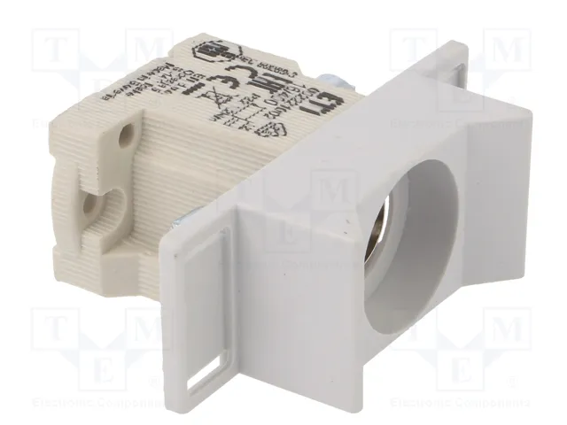 ETI POLAM Base de fusible D01 para raíl DIN 16A 400VAC 1 polo