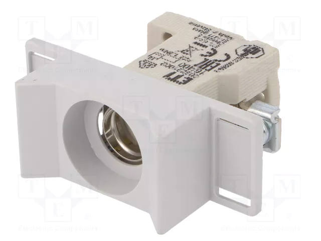 ETI POLAM Base de fusible D01 para raíl DIN 16A 400VAC 1 polo