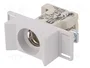 ETI POLAM Base de fusible D01 para raíl DIN 16A 400VAC 1 polo
