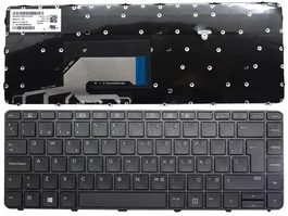 Generico Teclado para Portátil HP ProBook 430 G3 430 G4 640 G2 822338-001 Negro