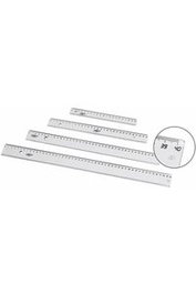 Faibo Regla Escolar 20cm Transparente (Set de 20)