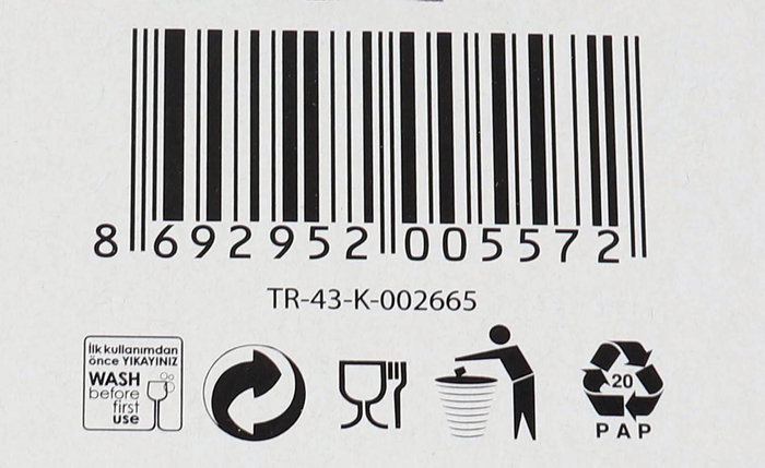 Lav Set 6 Copas Vino Tinto 240cc Ø7x7x16.5 cm (4 Cajas)