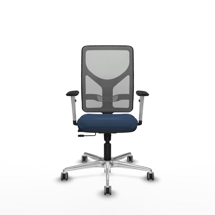 PIQUERAS Y CRESPO Silla de oficina Motilla Azul marino y Gris PIQUERAS Y CRESPO Silla de oficina Motilla Azul marino y Gris