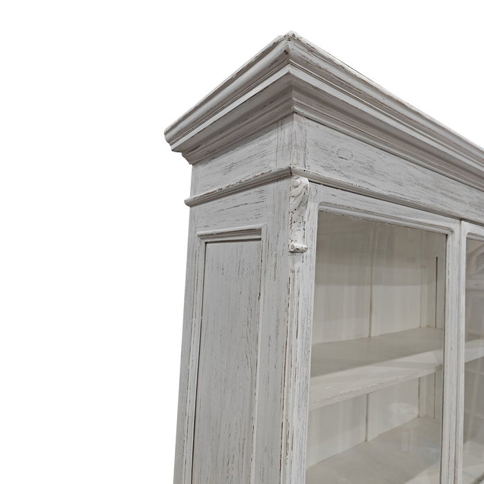 DKD Home Decor Vitrina India 1c25 Blanco 140 x 55 x 209 cm