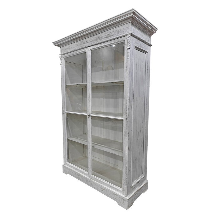 DKD Home Decor Vitrina India 1c25 Blanco 140 x 55 x 209 cm