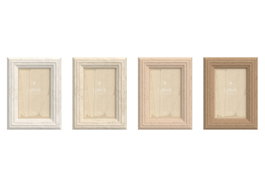 DKD Home Decor Set de 4 Marcos de Fotos Surtidos 15x1,7x20 cm Símil Piedra
