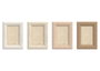 DKD Home Decor Set de 4 Marcos de Fotos Surtidos 15x1,7x20 cm Símil Piedra