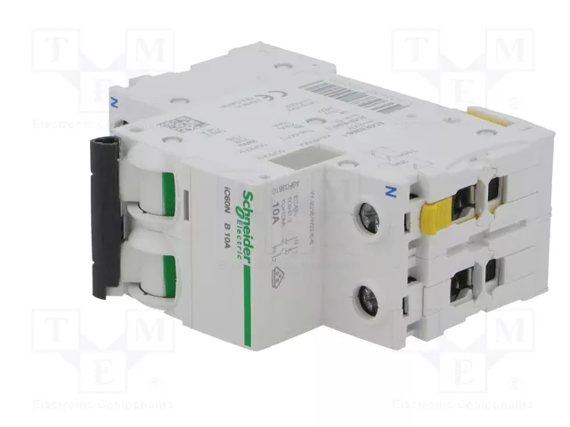 SCHNEIDER ELECTRIC Interruptor magnetotérmico iC60N 10A 1+N 6kA