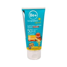 Be+ Mineral Fluido Facial y Corporal Infantil SPF 50+ 100ml