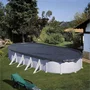 Gre Cubierta de invierno para piscina ovalada de 610 x 410 cm