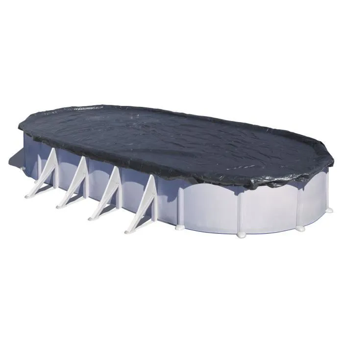 Gre Cubierta de invierno para piscina ovalada de 610 x 410 cm