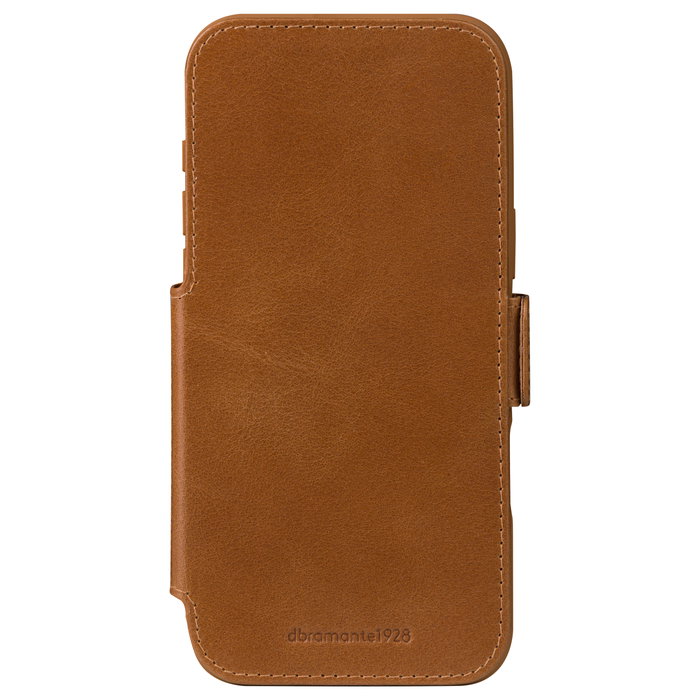 Dbramante1928 Copenhagen Funda con tapa de cuero para Apple iPhone 17 Pro Max, Marrón Dbramante1928 Copenhagen Funda con tapa de cuero para Apple iPhone 17 Pro Max, Marrón