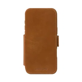 Dbramante1928 Copenhagen - Funda cartera de cuero, con cierre magnético y soporte, para Apple iPhone 17 Pro Max - Color Bronceado