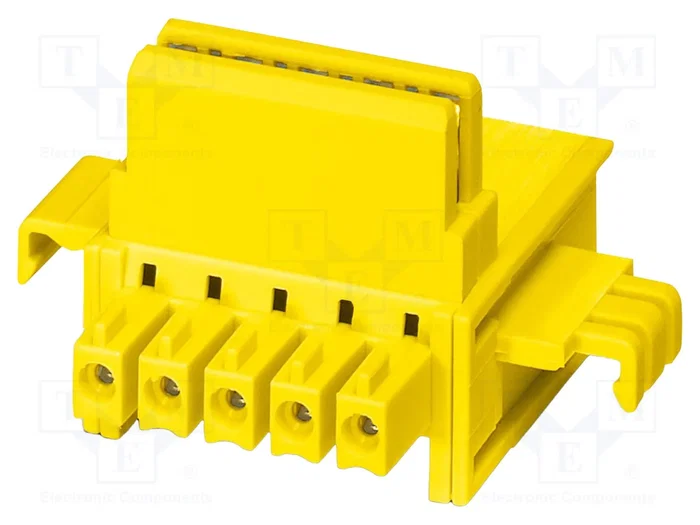 PHOENIX CONTACT ME 22,5 TBUS 1,5/ 5-ST-3,81 YE Conector de E/S PHOENIX CONTACT ME 22,5 TBUS 1,5/ 5-ST-3,81 YE Conector de E/S