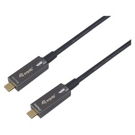 EQUIP Cable USB-C 3.2 Gen 2 119461, Macho a Macho, 5m, 10Gbps, 60W PD, 4K@60Hz, Negro